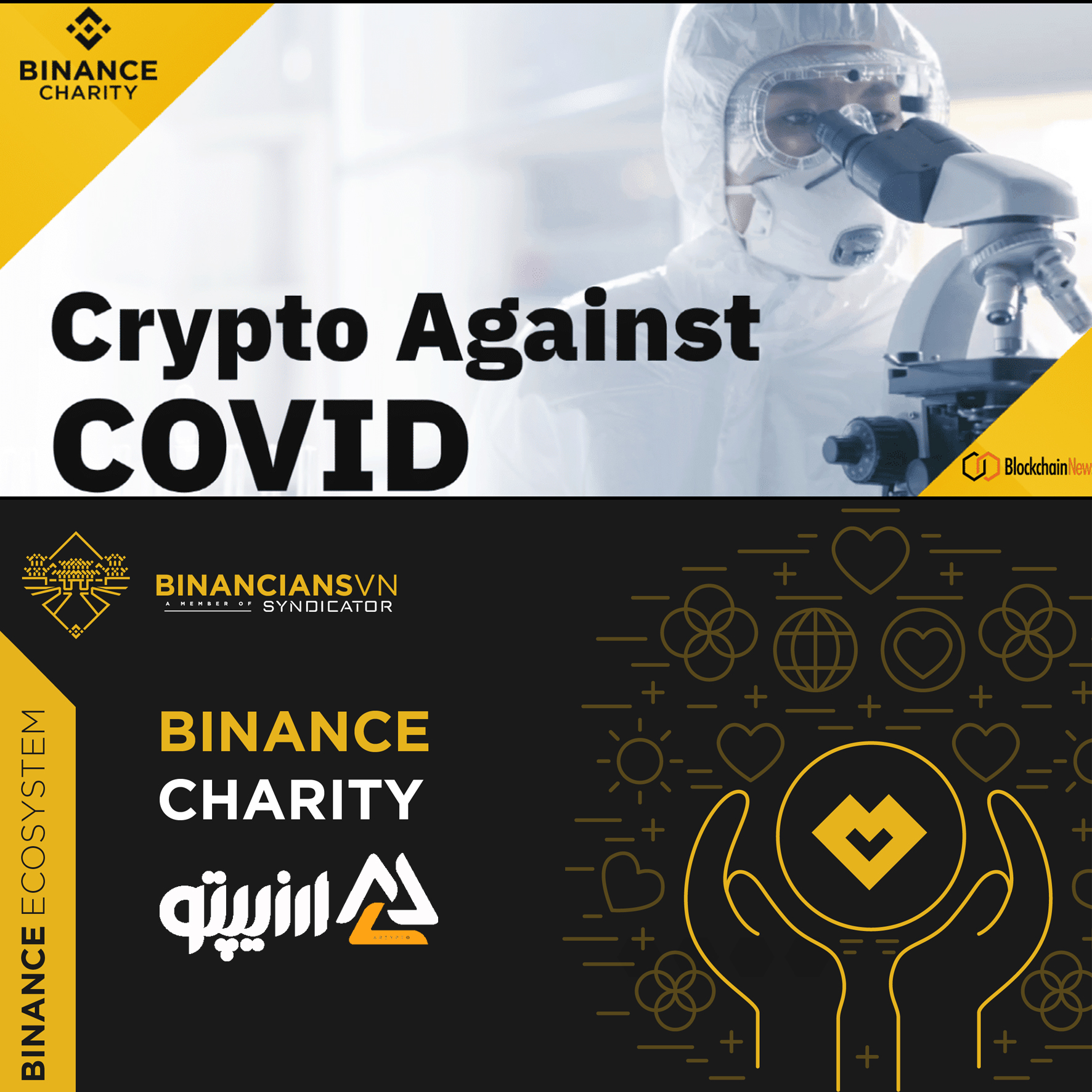 خیریه بایننس ارزیپتو
