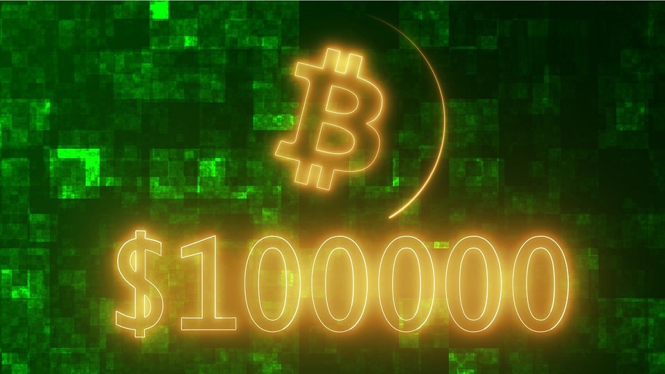 بیت کوین ۱۰۰ هزار دلاری