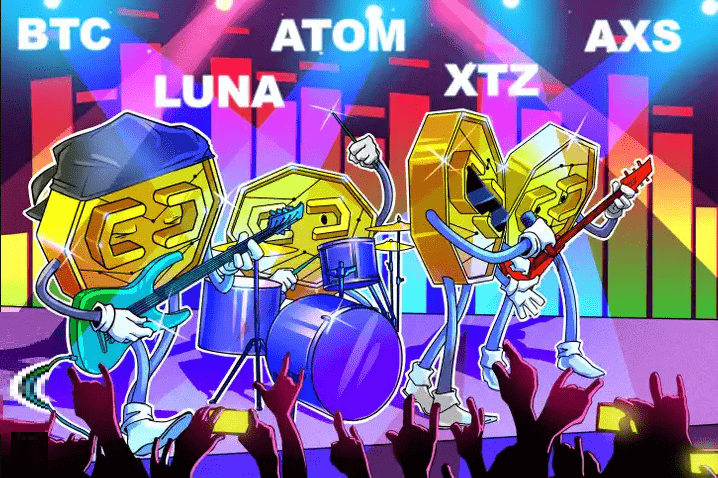 BTC, LUNA, ATOM, XTZ, AXS رمزارزهایی که این هفته باید زیر نظر بگیرید!
