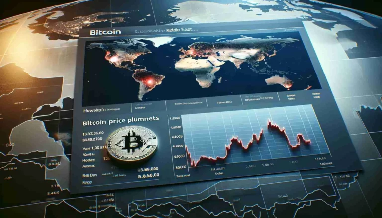 با تشدید تنش های سیاسی در خاورمیانه، قیمت بیت کوین سقوط کرد
